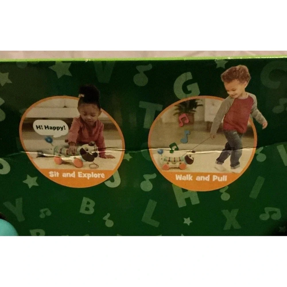 VTech LeapFrog Wooden AlphaPup, Pup-tastic Letter-Learning Fun, Tested And Works